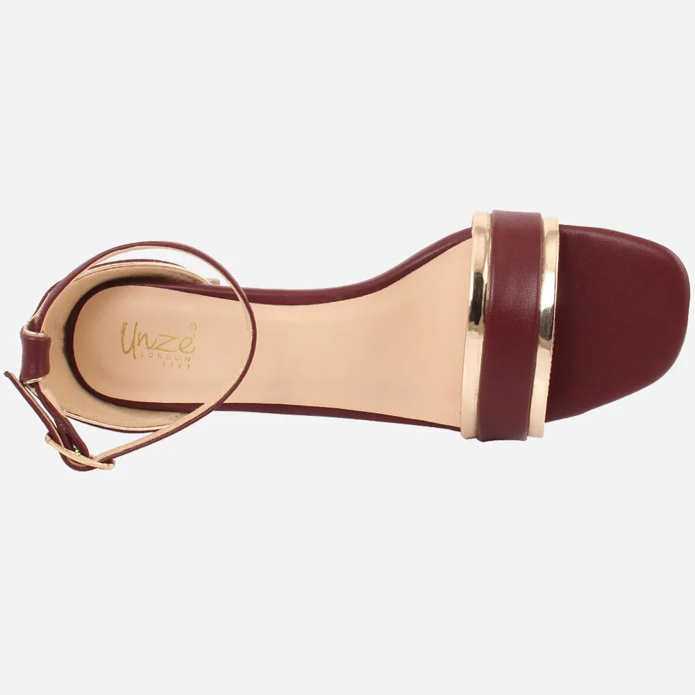 Women "ELIANA" Block Heels Sandals