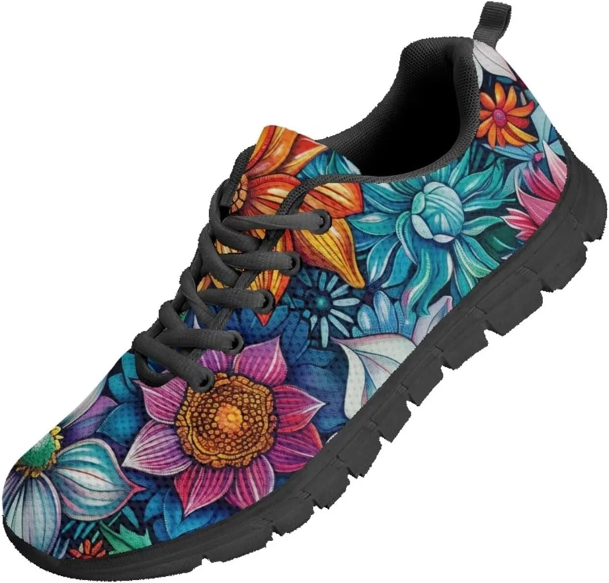 Women Trainers Sports Running Shoes Causal Travel Walking Flat Shoe Lace-up Breathable for Lady Teenager Girls