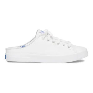 Women's Kickstart Leather Mule White
