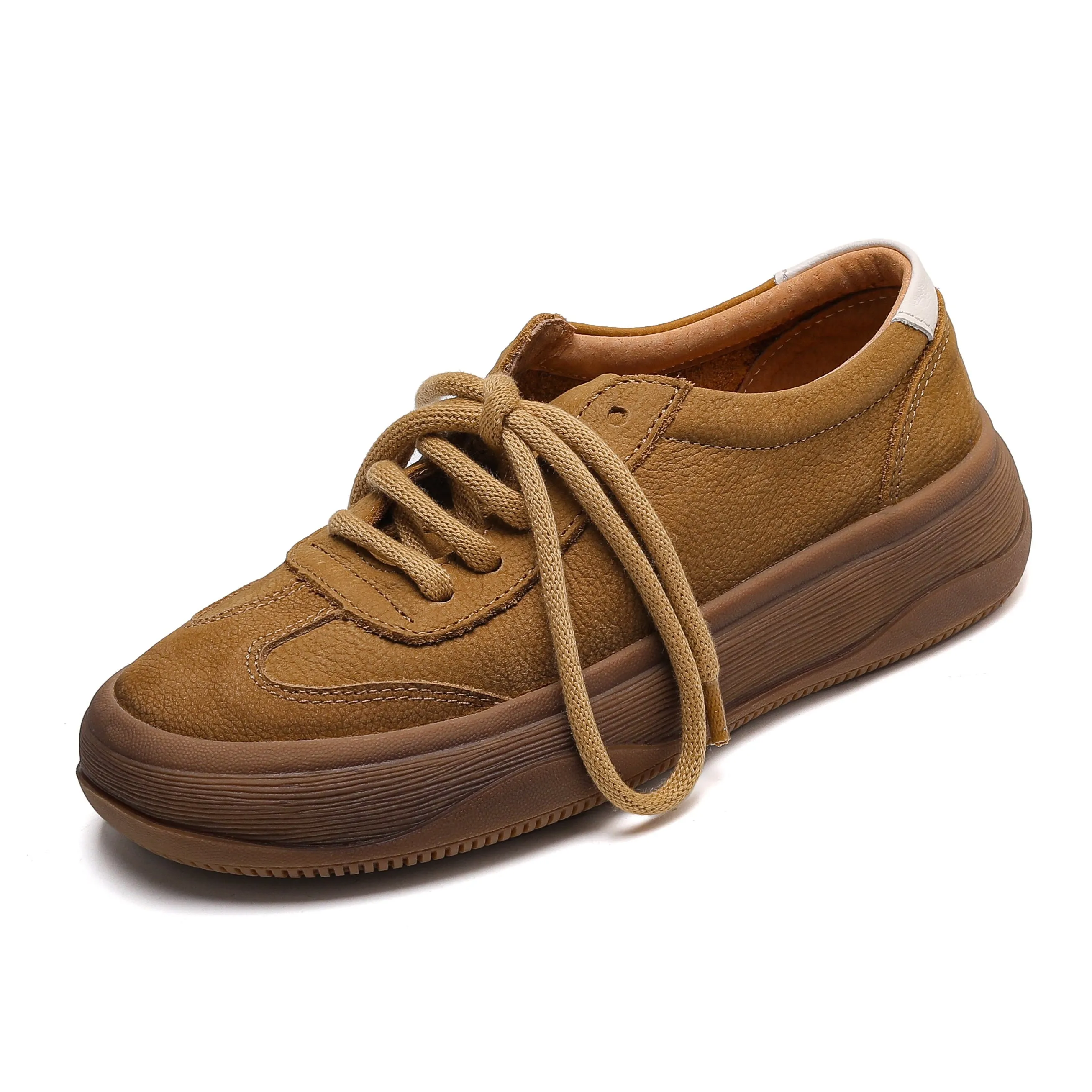 Women's Leather Comfortable Stylish Breathable Sneakers