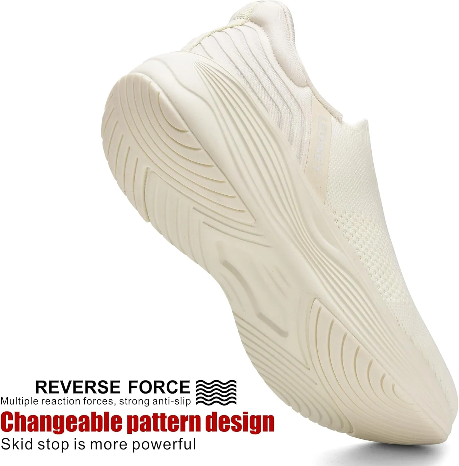 Women's Slip On Walking Sneaker丨Lightweight Breathable Tennis Shoes丨Knit Mesh Platform Zapatos para Mujer