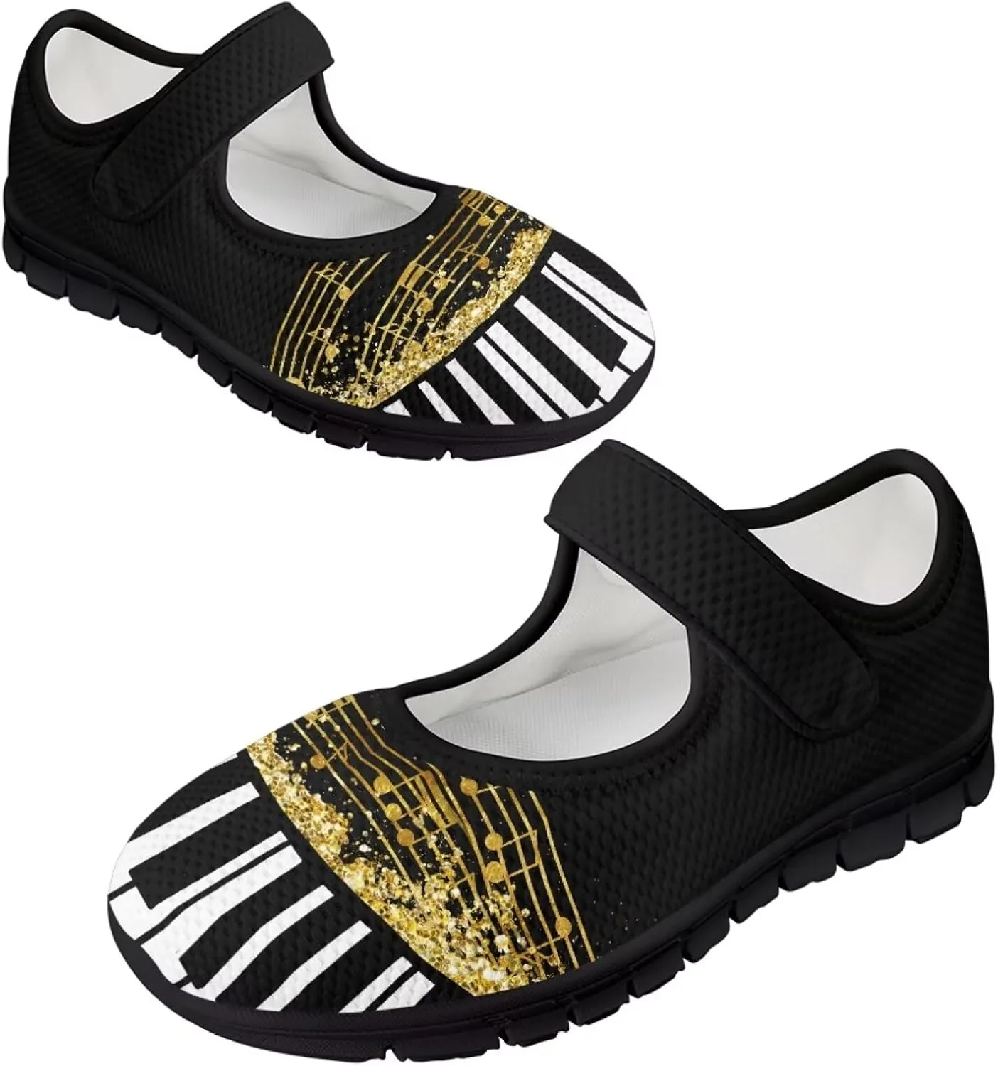 Women's Sunflower Print Mary Jane Sneaker Shoes Casual Lightweight Breathable Sneaker