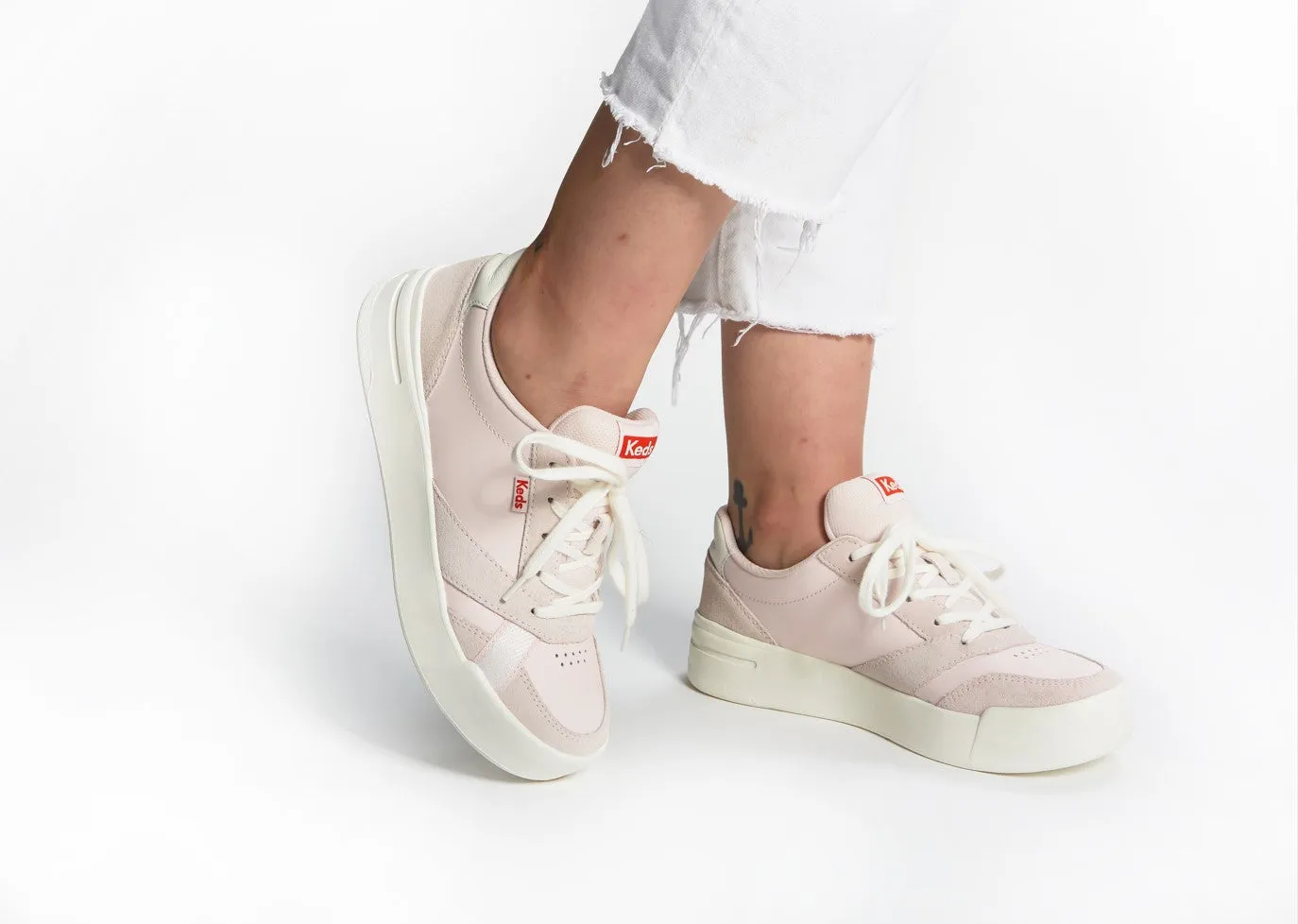 Women's The Court Leather/Suede Light Pink