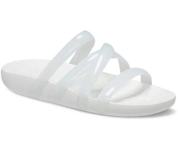 W's CrocsSplashGlosStrapSandal  - White