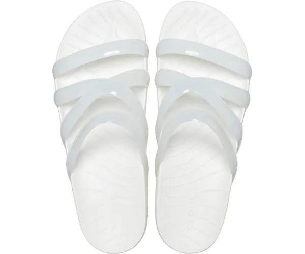W's CrocsSplashGlosStrapSandal  - White