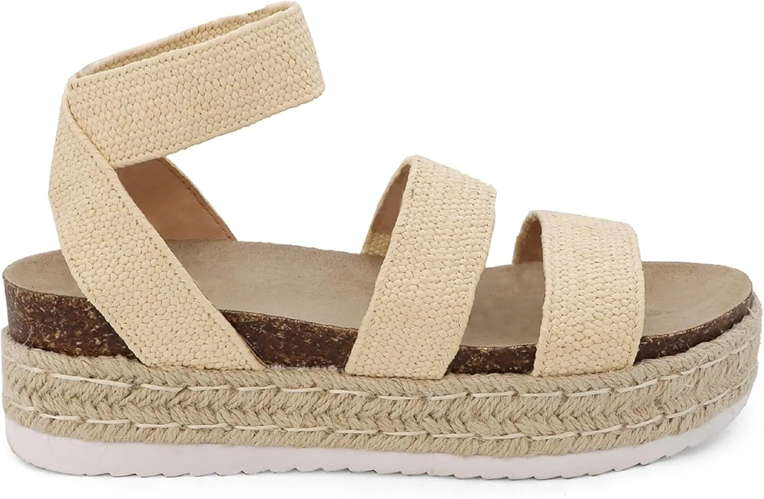 YOKI CHIARA-10 Women’s Sandal Platform Espadrille Wedge, Strappy Sandals for Women, Platform Sandals Women, Summer Sandals