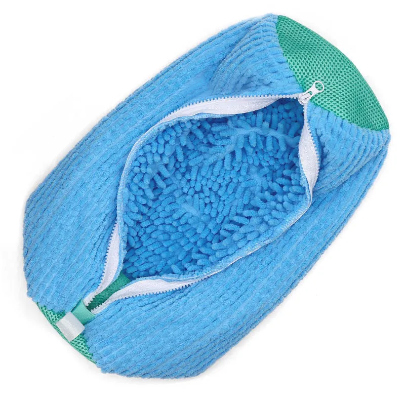 Your Sneakers Deserve It  Chenille Sneaker Wash Bag | Anti-Wear, Machine Washable, Easy Clean-Up!