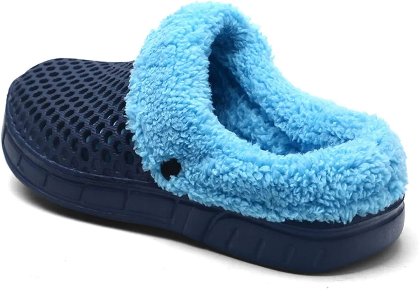 YUKTOPA Unisex Garden Clogs House Slippers Fur Lined Winter Breathable Walking Garden Shoes Warm Non-Slip Mule Footwear