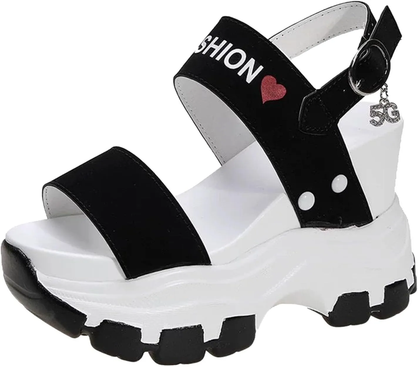 ZSpzx Women Wedge Sandals 2025,Fashion Sport Height Increase Casual Shoe Comfortable Breathable Peep-Toe Walking Footwear Adjustable Buckle Indoor/Outdoor Slip-On Slides Daily Wear